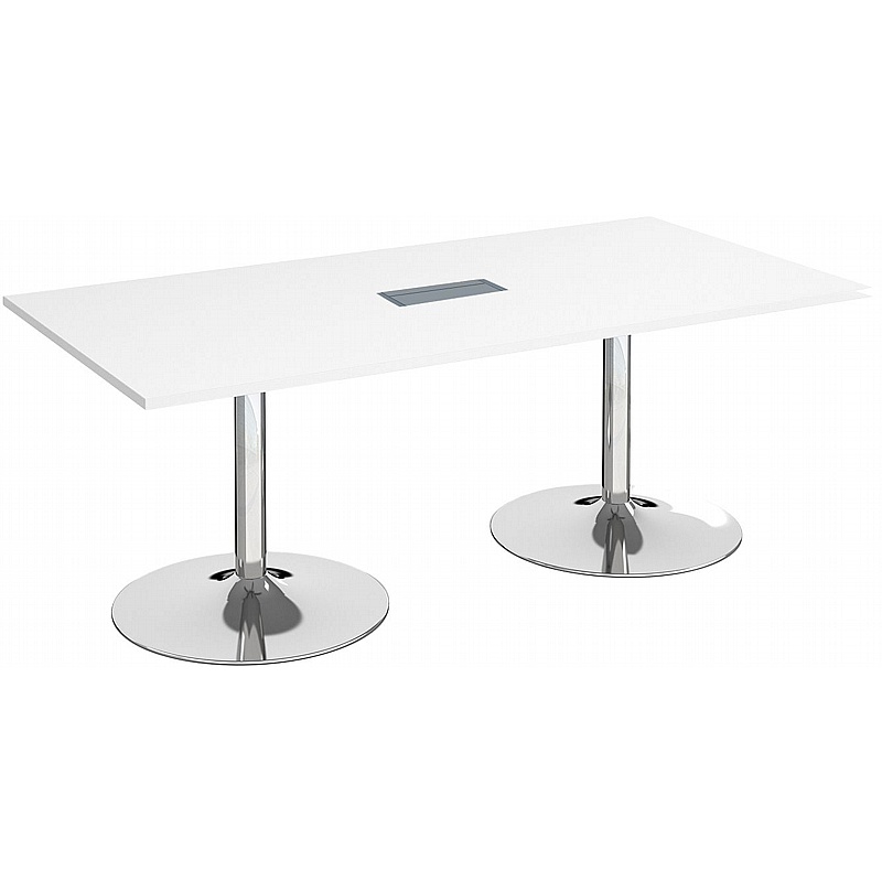 Virtu Rectangular Meeting and Boardroom Tables with Power - Office Furniture