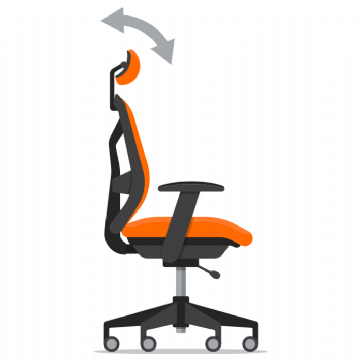 Headrest - Tilt Adjustable