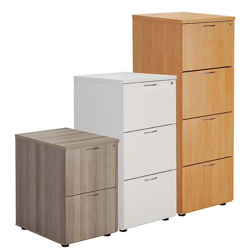 Office Essentials Wooden Filing Cabinets - Office Furniture