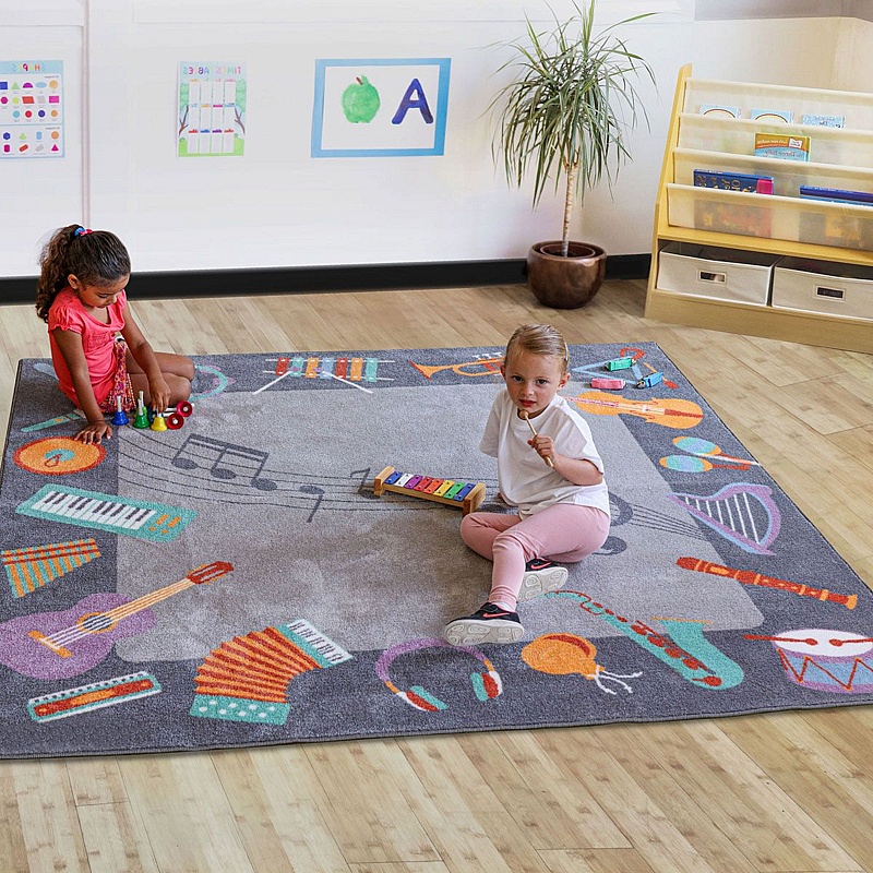 Musical Instrument Rug Musical Instrument Carpet from our School Carpets, Mats & Rugs range.