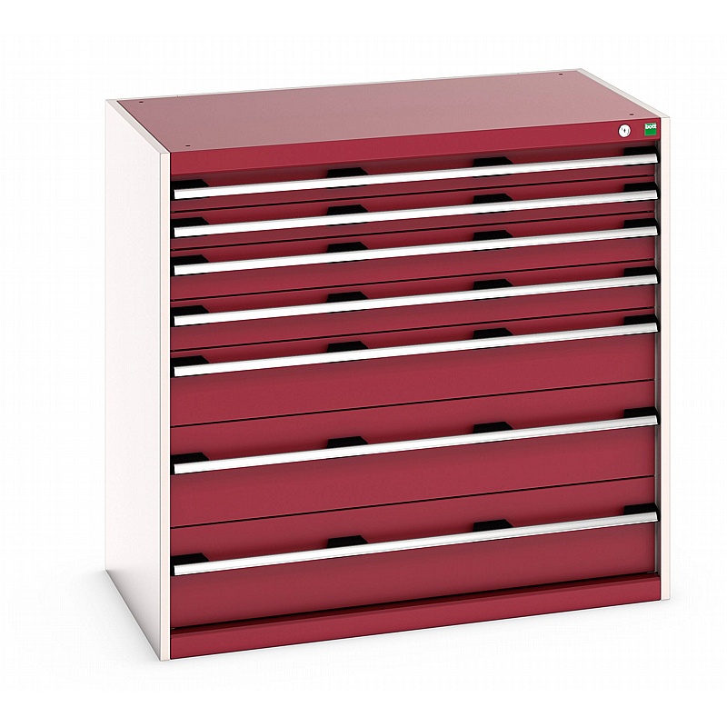 Bott Cubio 7 Drawer Metal Cabinets from our Workshop Drawer Cabinets range.