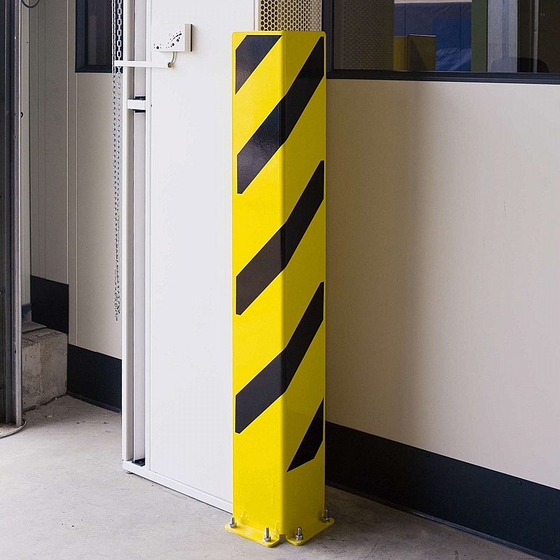 Wangle Iron Racking Protection Black Bull Impact Protection Pallet Racking Angle Protectors from our ...