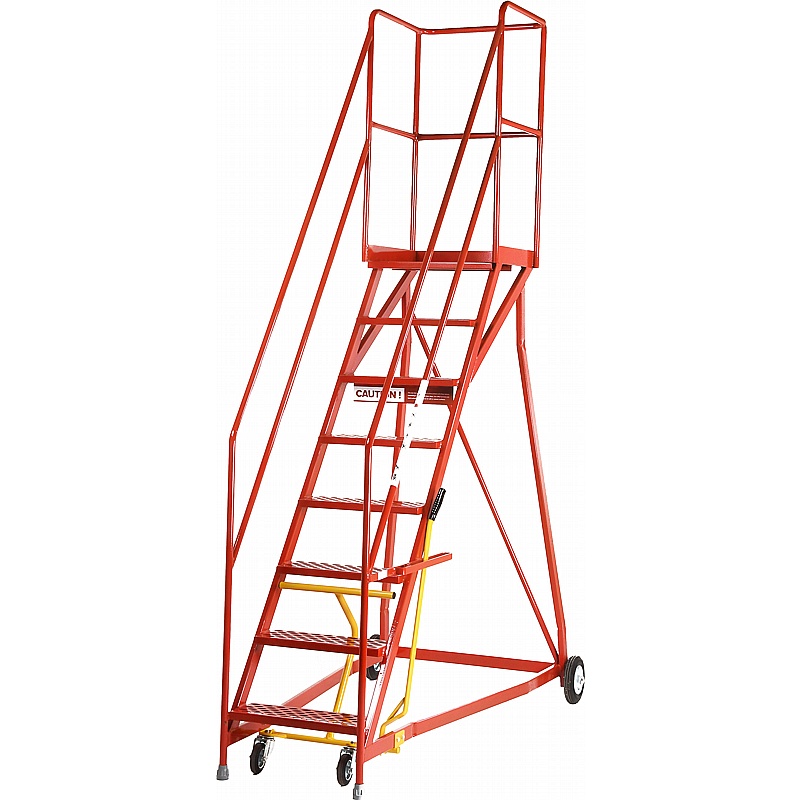 Steptek BS Quality Extra Heavy Duty Stability Base Mobile Warehouse Steps - Access Equipment