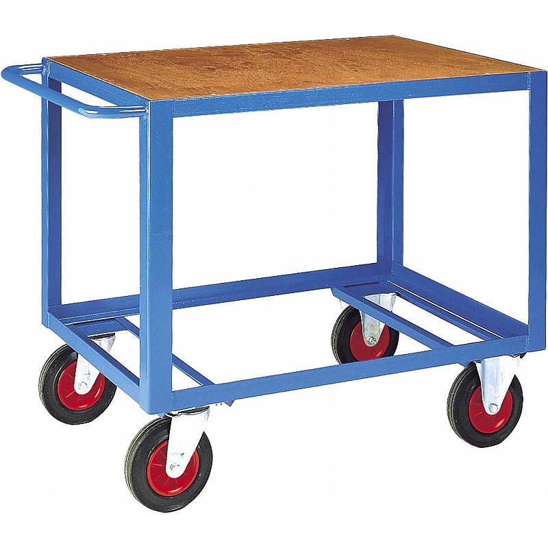 Loadtek Heavy Duty Table Trucks with Timber Deck - Handling & Lifting