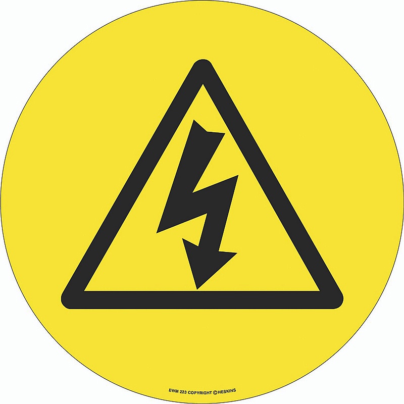 PROline Electrical Danger Floor Sign - Premises