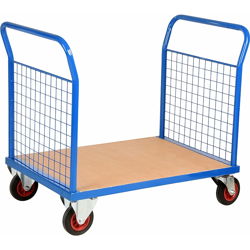 Loadtek 500 Series Double Mesh End Platform Trolley - Handling & Lifting