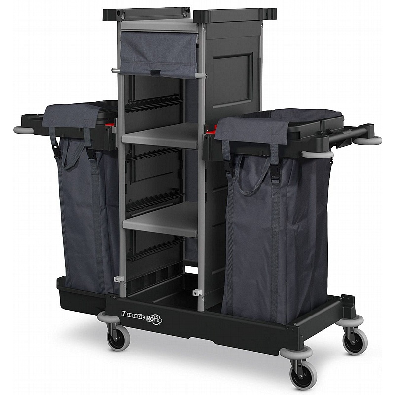 Numatic NuKeeper NKS-2R Flexi Front Single Housekeeping Trolley - Cleaning & Hygiene