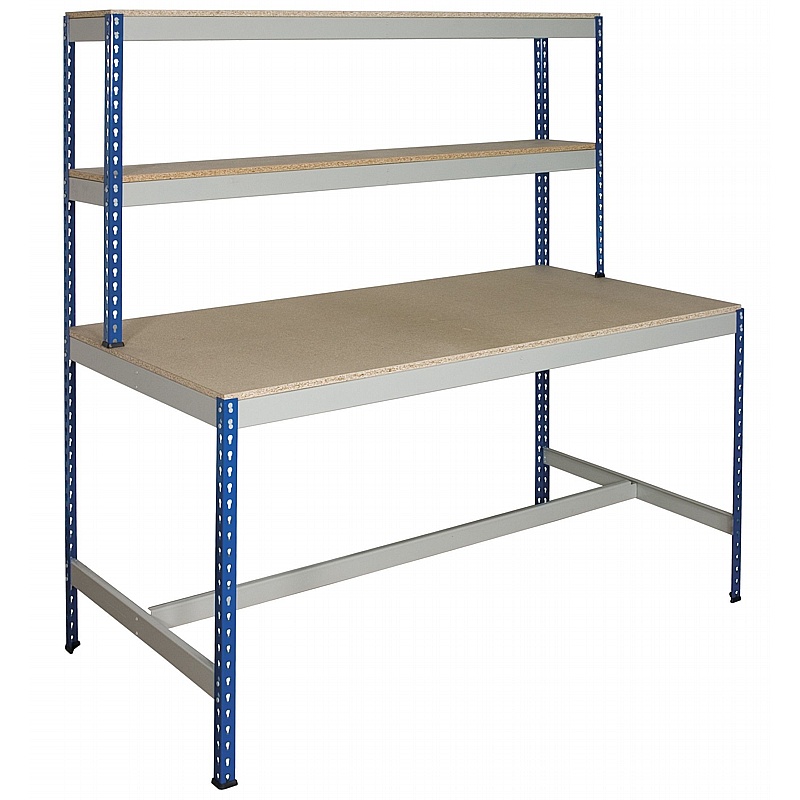 Rivet Value Boltless T-Bar Workstations - Workshop