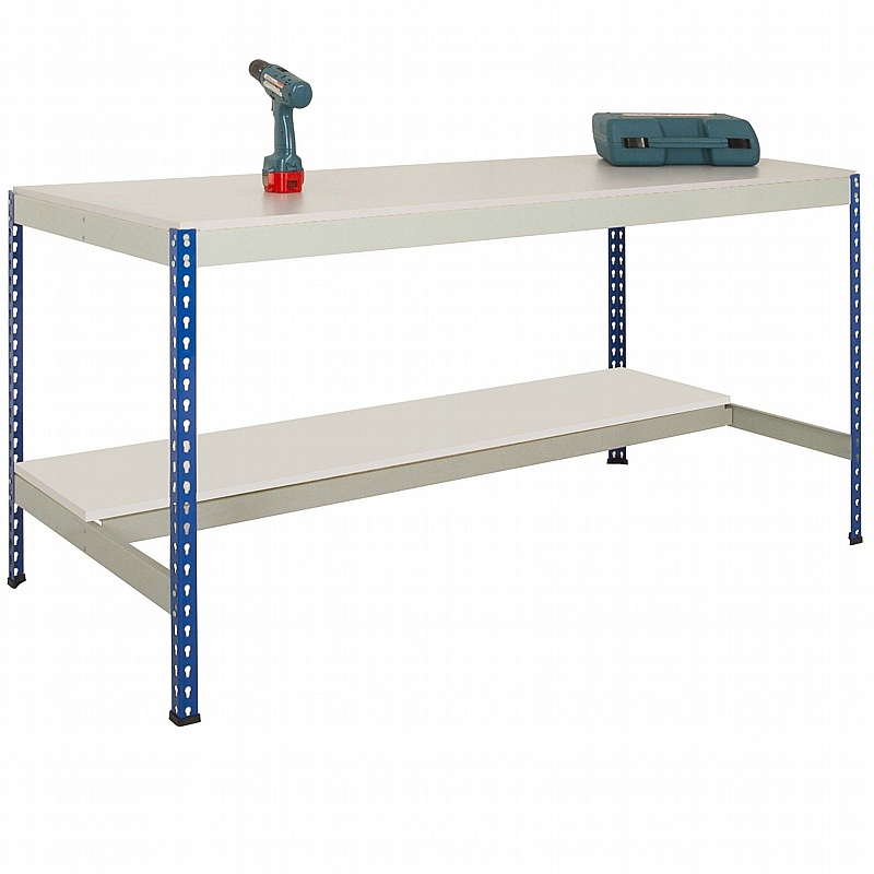 Rivet Value Boltless Lite MFC Workbenches - Workshop