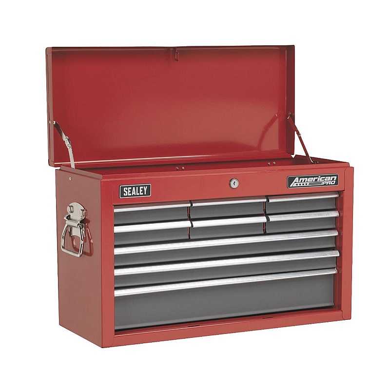 American Pro 9 Drawer Top Chest with 205pc Tool Kit - Workshop
