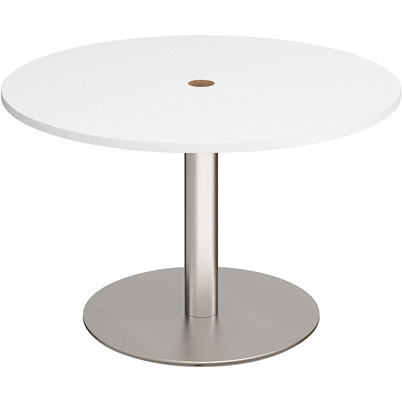 Eternal Round Breakout and Meeting Tables with Power - Office Furniture