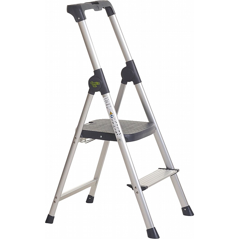 Climb-It Aluminium Platform Plus Folding Step Ladders - Access Equipment