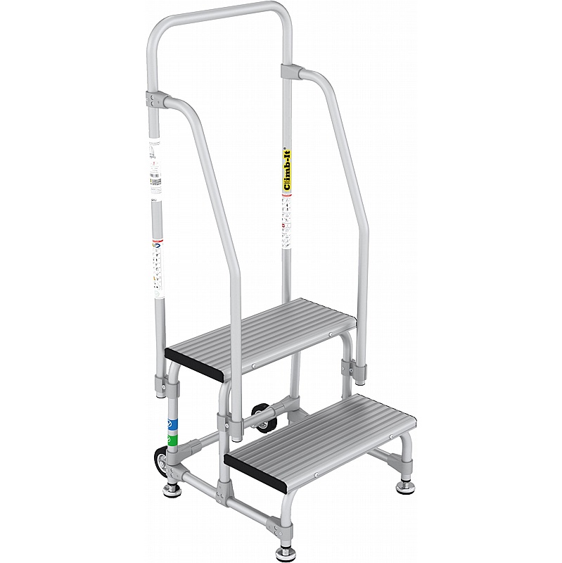 Climb-It Aluminium Mobile Working Steps - Access Equipment