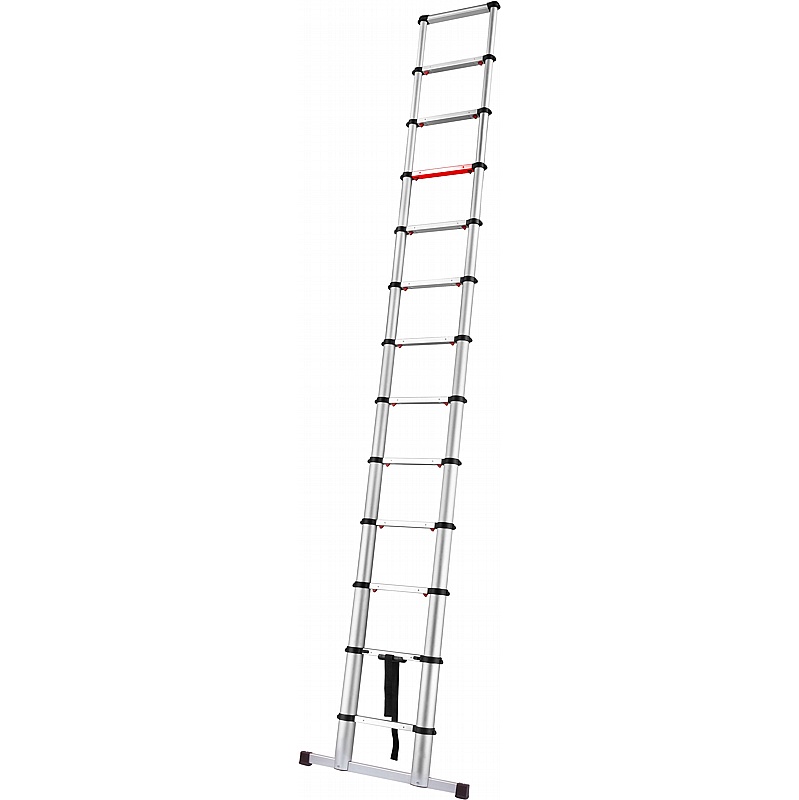 Climb-It Aluminium Telescopic Ladder with Stabiliser - Access Equipment