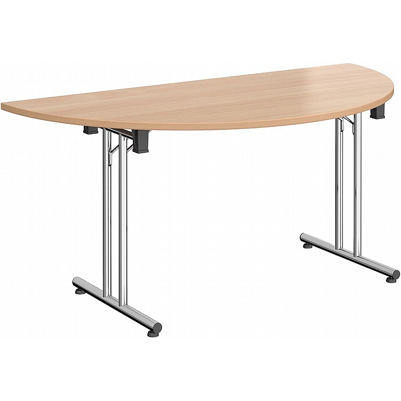 Upsilon Folding Semi-Circular Conference and Boardroom Tables - Office Furniture