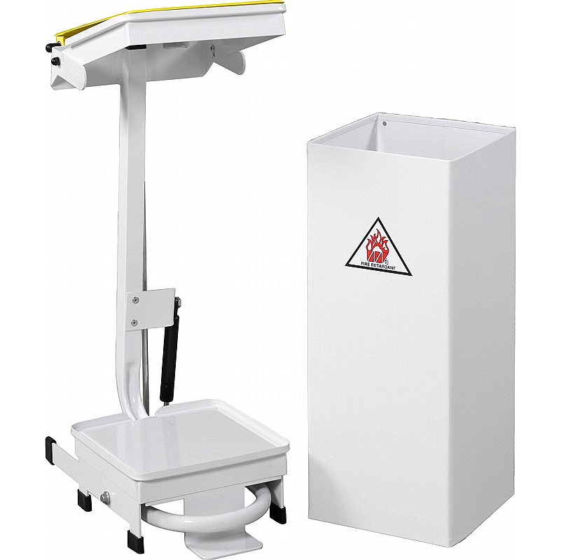 Defender Removable Body Clinical Waste Bins with Hands Free Lid - Premises
