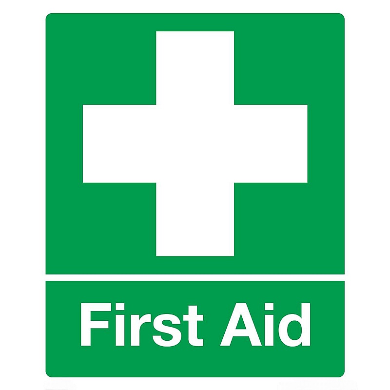 First Aid Rigid Plastic Signs - Premises