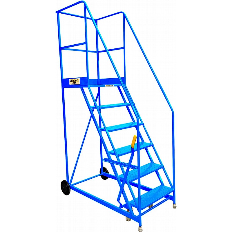 Climb-It Steel Warehouse Safety Steps - Access Equipment