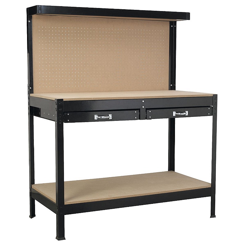 Artifex Compact Workbench with Peg Board - Workshop