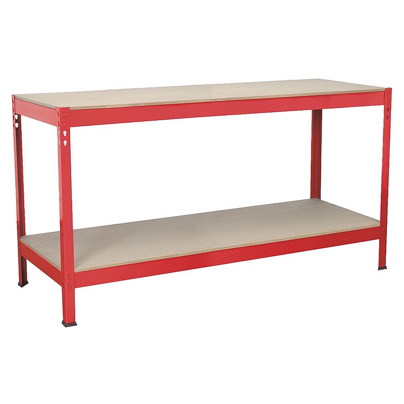 Artifex Steel Workbenches with Wooden Top - Workshop