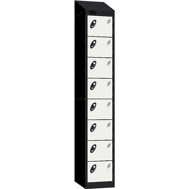 Stellar Probe Antibacterial Sloping Top 8 Compartment Lockers with Cam Lock - Lockers & Cloakroom