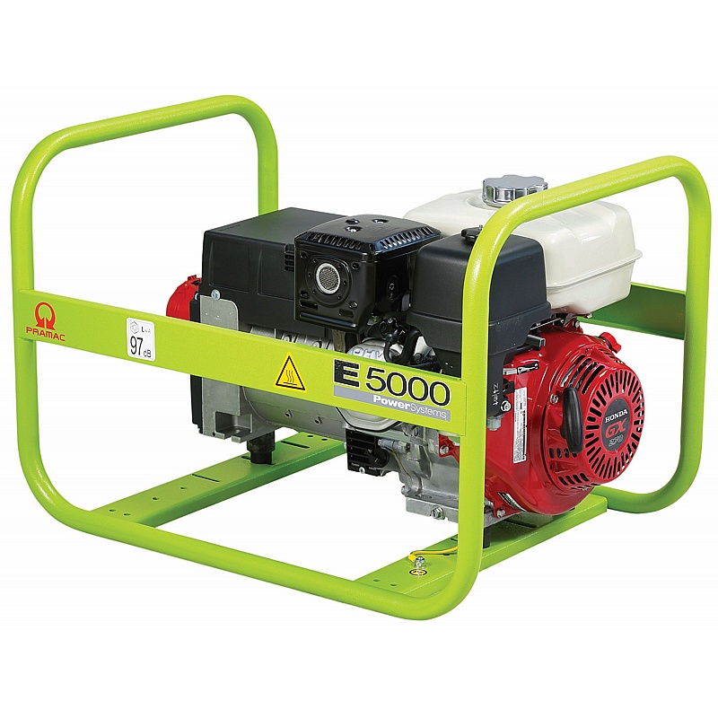 Pramac E Series E5000 230/110V Petrol Generator - Workshop