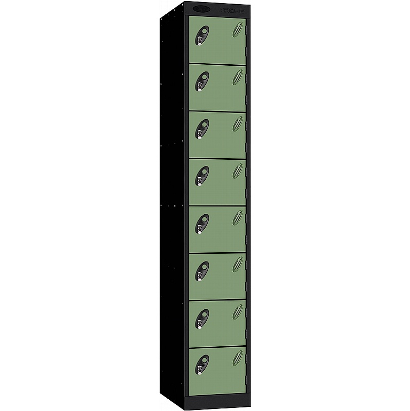 Stellar Probe Equinox Antibacterial 8 Compartment Lockers with Hasp and Staple Lock - Lockers & Cloakroom