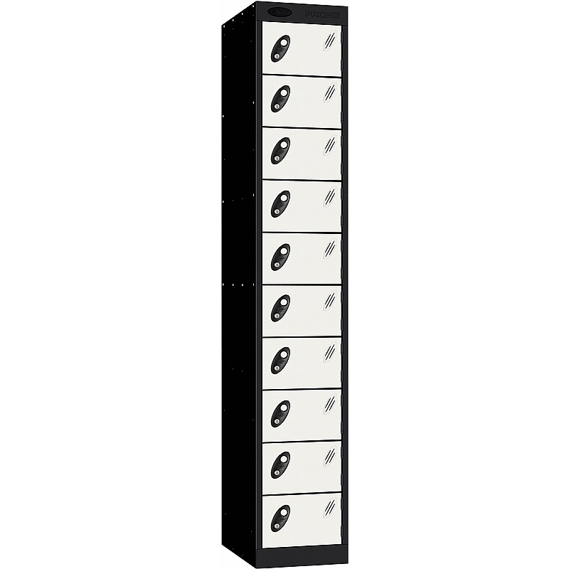 Stellar Probe Antibacterial 10 Compartment Lockers with Cam Lock - Lockers & Cloakroom