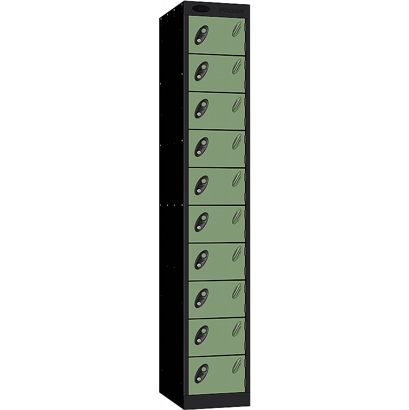 Stellar Probe Equinox Antibacterial 10 Compartment Lockers with Cam Lock - Lockers & Cloakroom