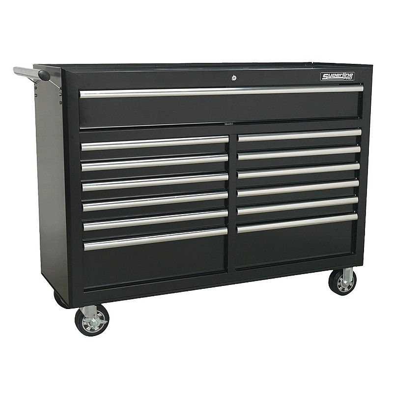 Superline Pro Extra Wide XL 13 Drawer Heavy Duty Rollercab Chests - Workshop