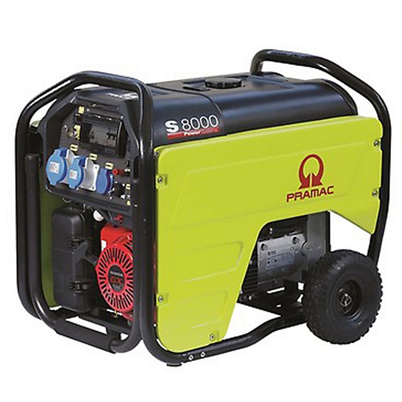 Pramac S Series S8000 230V +AVR +CONN +DPP Petrol Generator - Workshop