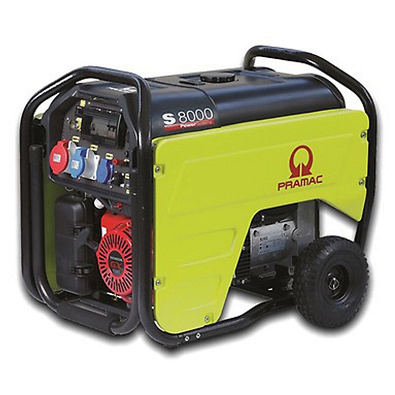 Pramac S Series S8000 400/230V +AVR +CONN +DPP Petrol Generator - Workshop