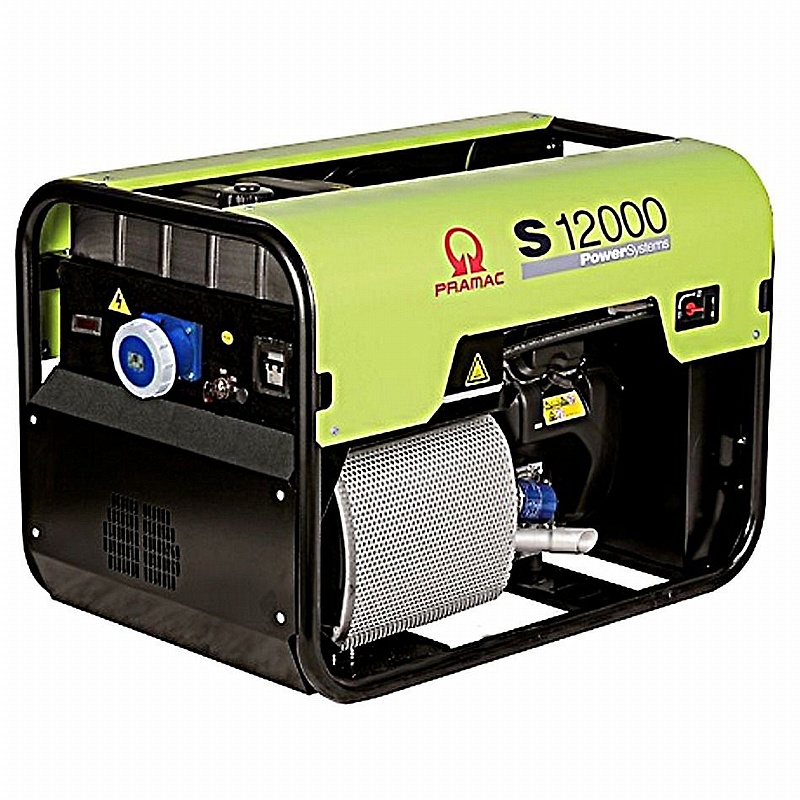 Pramac S Series S12000 230V  +AVR +CONN 63Amp Petrol Generator - Workshop