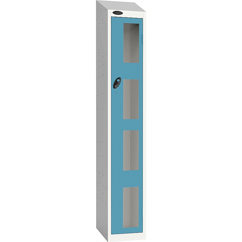 Stellar Probe Equinox Antibacterial Sloping Top Anti-Theft Vision Lockers with Cam Lock - Lockers & Cloakroom