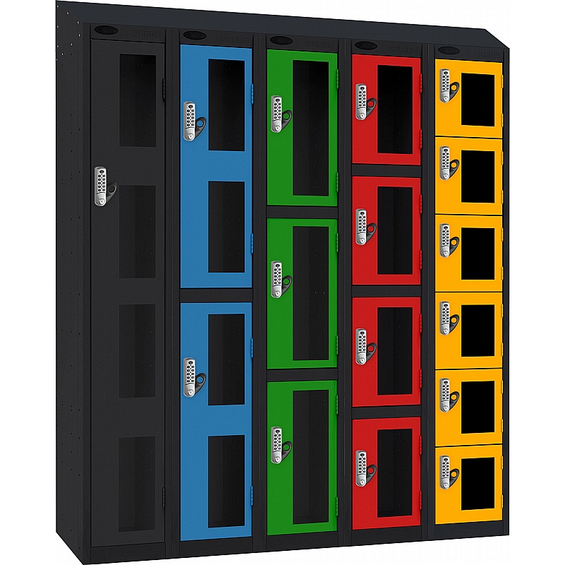 Stellar Probe Antibacterial Sloping Top Anti-Theft Vision Lockers with ...