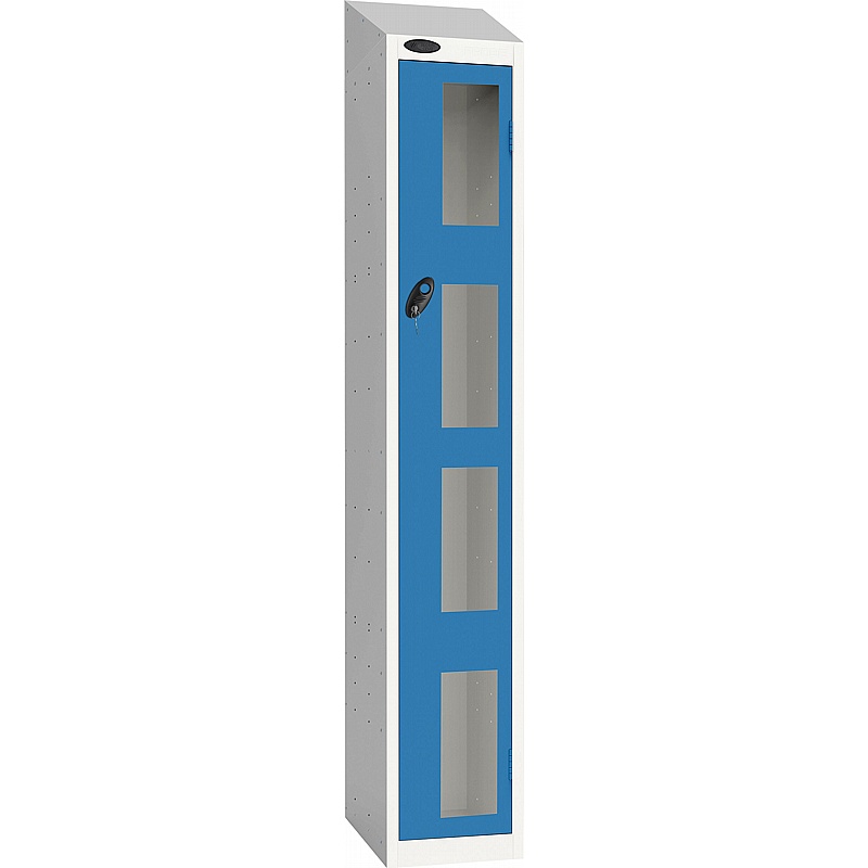 Stellar Probe Antibacterial Sloping Top Anti-Theft Vision Lockers with Coin Return Lock - Lockers & Cloakroom