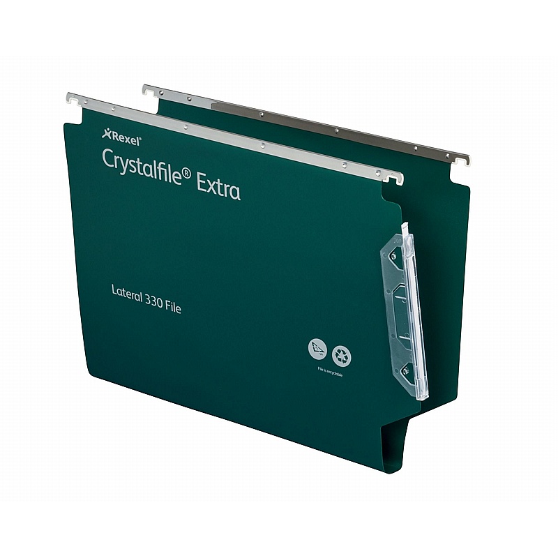 Rexel Crystalfile Extra Plus 330 Lateral Files - Pack of 25 - Office Furniture