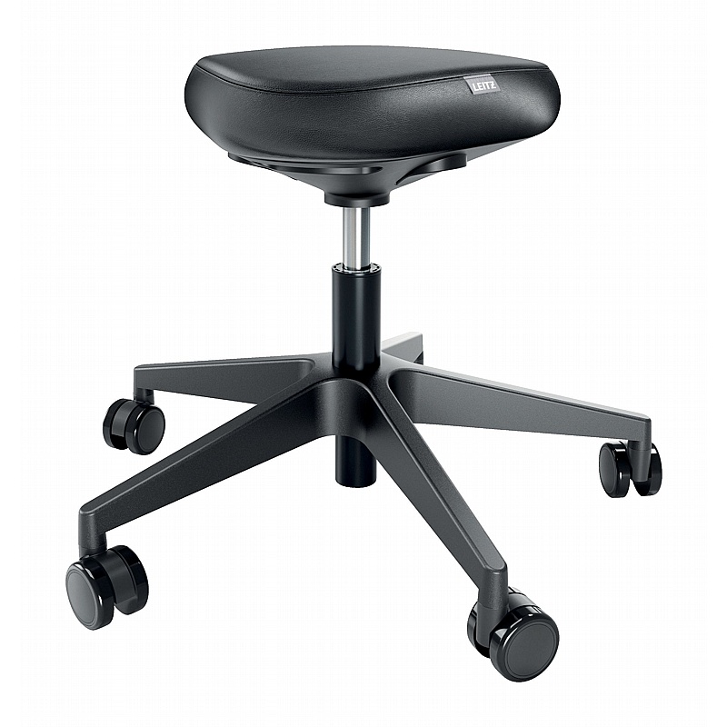 Leitz Ergo Comfort Sitting Vinyl Stool - Office Furniture