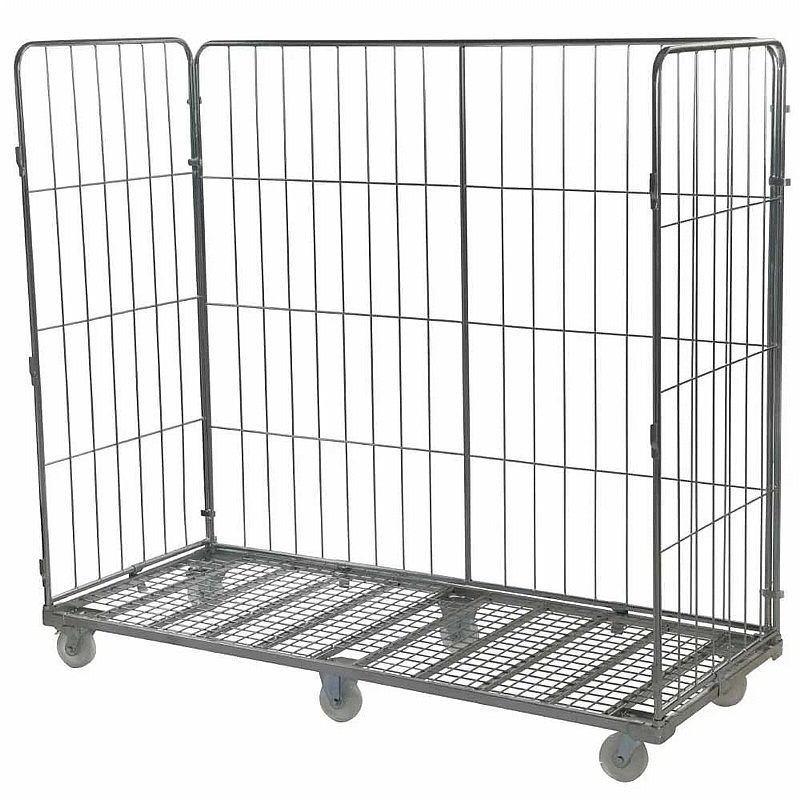 Palus Super Jumbo 3 Sided Demountable Roll Pallet Cages with Rod Infill Frame - Handling & Lifting
