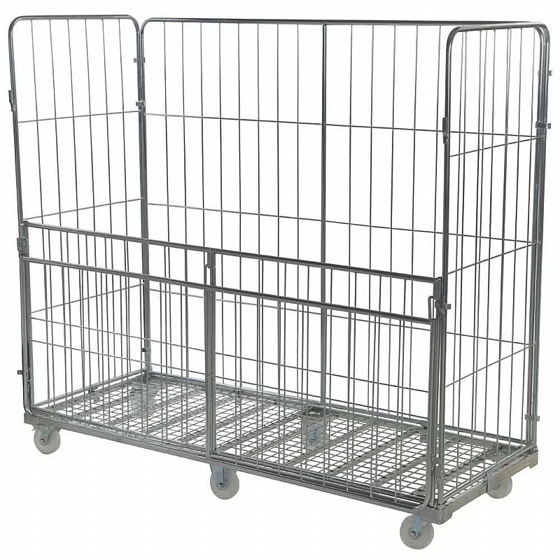 Palus Super Jumbo 4 Sided Demountable Roll Pallet Cages with Rod Infill Frame - Handling & Lifting