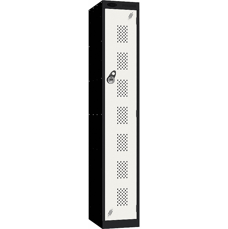 Stellar Probe Antibacterial Perforated Door Lockers with Manual Combination Lock - Lockers & Cloakroom
