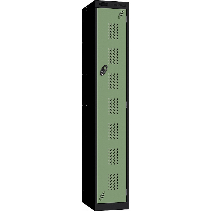 Stellar Probe Equinox Antibacterial Perforated Door Lockers with Hasp and Staple Lock - Lockers & Cloakroom