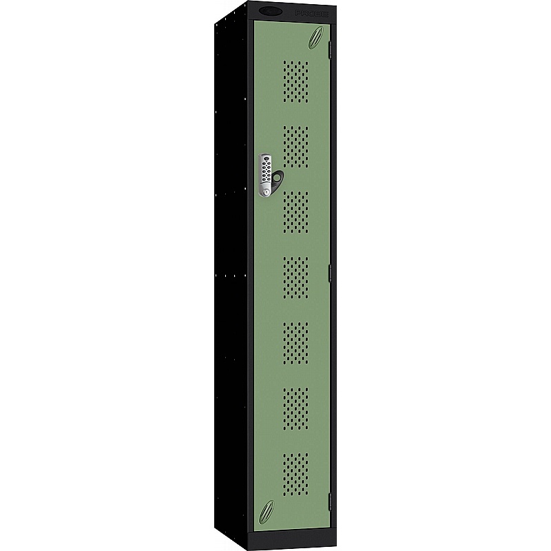 Stellar Probe Equinox Antibacterial Perforated Door Lockers with Digital Combination Lock - Lockers & Cloakroom