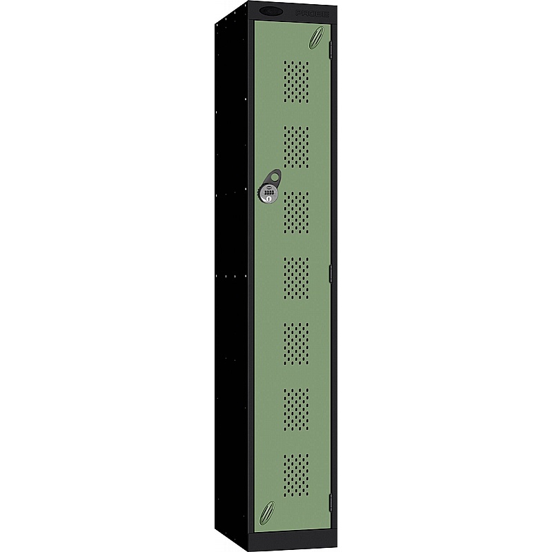 Stellar Probe Equinox Antibacterial Perforated Door Lockers with Manual Combination Lock - Lockers & Cloakroom