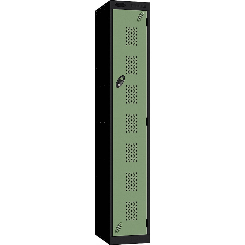 Stellar Probe Equinox Antibacterial Perforated Door Lockers with Coin Return Lock - Lockers & Cloakroom