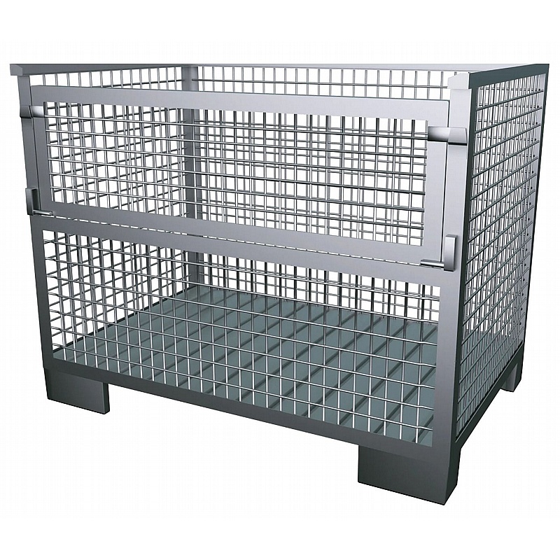 HC Heavy Duty Rigid Mesh Cage Pallet Gitterbox - Handling & Lifting