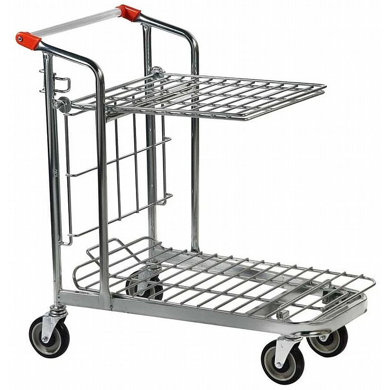 Bursa Nestable Stock Trolley with Folding Shelf - Handling & Lifting