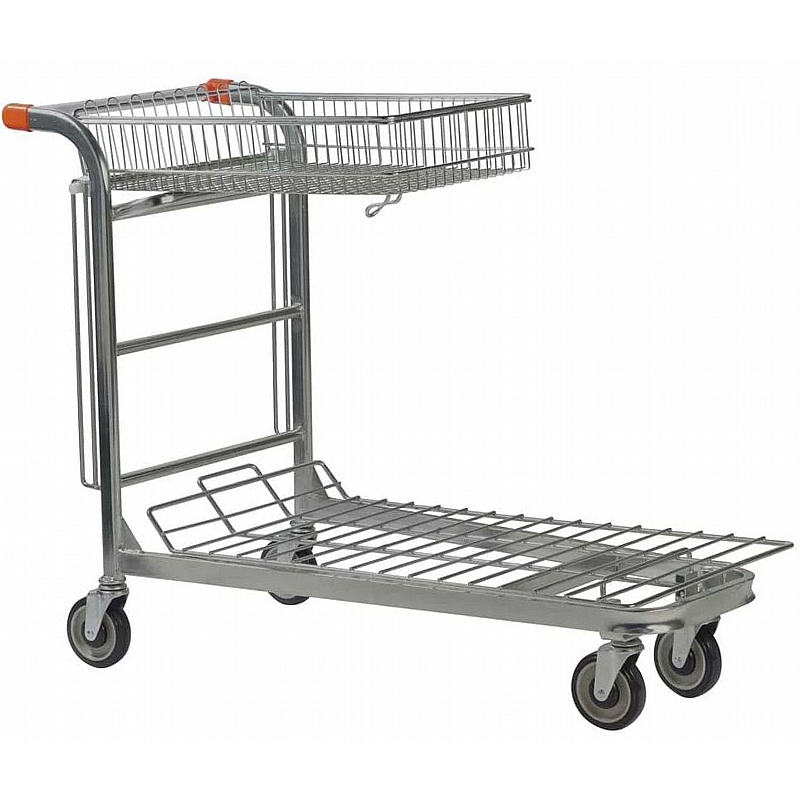 Bursa Nestable Stock Trolley with Folding Basket - Handling & Lifting