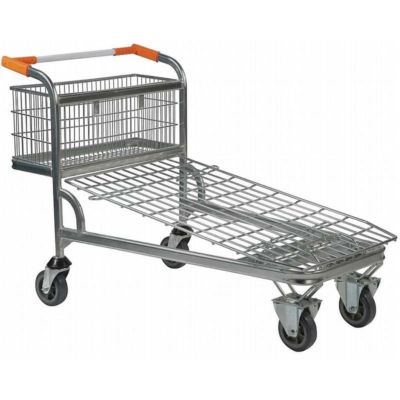 Bursa Wire Mesh Cash & Carry Trolley - Handling & Lifting