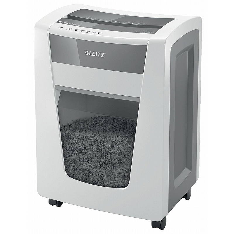 Leitz IQ-P5 Security Office Autofeed Micro Cut Paper Shredder - Office Furniture